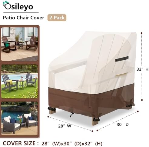 Patio Chair Covers 2 Pack - Image 2