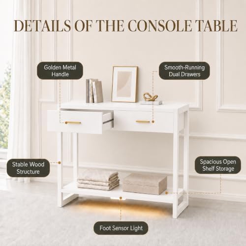41.3" Modern Entryway Console Table - Image 5