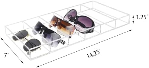 Acrylic Sunglasses Drawer Tray, 1 Pack - Image 3