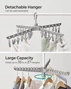 SONGMICS Clothes Drying Rack, 72.8-Inch Drying Rack, 3 Rotatable Arms - Image 4