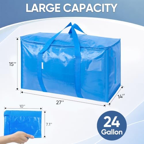 TICONN 6 Pack Extra Large Moving Bags Heavy Duty - Image 3