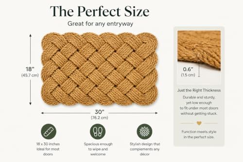 Gardenised Coco Coir Doormat - Image 2