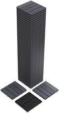 48 Pack Co-Extruded Composite Deck Tiles 12x12 Inch, Interlocking Outdoor by Unknown