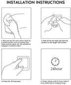 DELITON Gold Towel Hooks- 4 Pack Adhesive Hook - Image 6