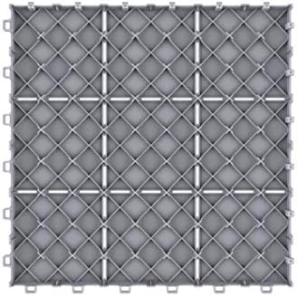 Pure Garden Polypropylene Deck Tiles, Covers 5.5sqft - Image 4