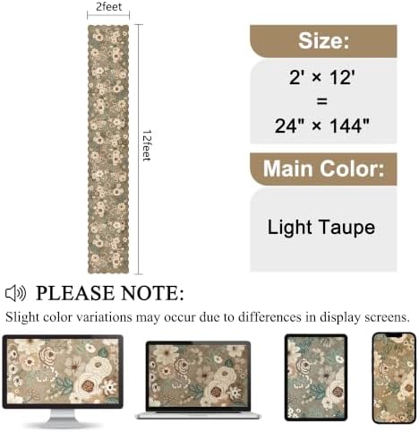 DUKINO 2x12 Washable Runner Rug, Long Runner Rug - Image 2