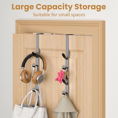 Kaiferty Over the Door Hooks, Metal Door Hooks - Image 3