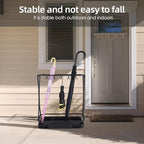 18 Slot Umbrella Stand with 10 Hooks – Heavy Duty Metal Indoor Umbrella Rack - Image 5