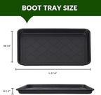 Finorder Multi-Purpose Boot Trays, 2 Pack, 17.6" x 14" x 1.2" - Image 4