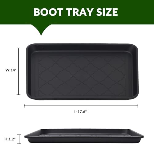 Finorder Multi-Purpose Boot Trays, 2 Pack, 17.6" x 14" x 1.2" - Image 4