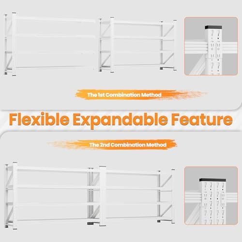 71.3” Wide Heavy Duty Metal Garage Shelving - Image 5