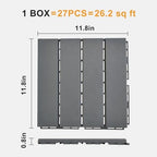VINGLI Interlocking Deck Tiles, Anti-Slip Plastic Tiles - Image 6