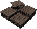 Topeakmart 27PCS Interlocking Deck Tiles 12x12 Patio Flooring by Topeakmart