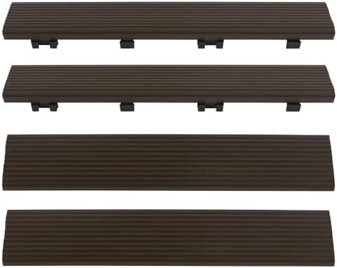 NewTechWood 1 in. x 1 ft. Quick Deck Composite Deck Tile Straight Fascia - Image 2