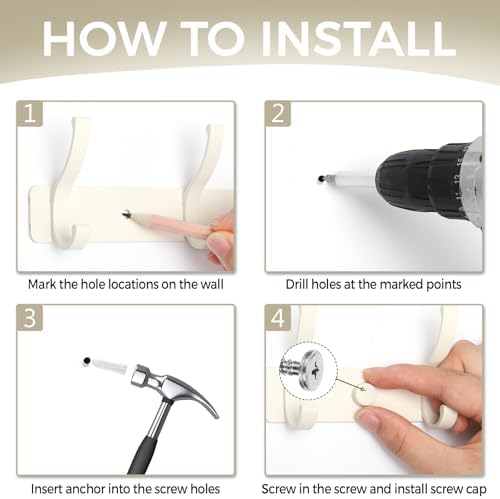 Wall Mount Coat Rack 1 Pack - Image 5