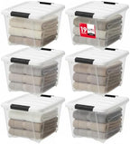 IRIS USA 19 Qt Storage Bins by IRISUSA