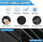 Outdoor Table Cover for 30 Inch Rectangle Side Table - Image 4