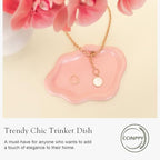 CCINPPY Ceramic Cloud Jewelry Tray Trinket Dish Key Bowl Nightstand Decor - Image 4