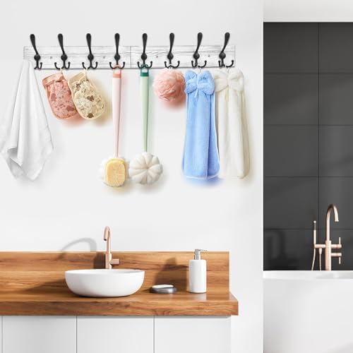IBosins Wall Mounted Coat Rack, 31.4" Long - Image 6