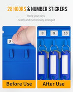 Uniclife 28 Keys Steel Key Cabinet - Image 6