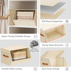 Stackable Closet Organizers and Storage Bins, Open Front Closet Shelf Organizer - Image 5