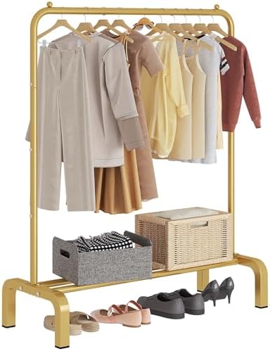 JIUYOTREE Garment Rack Clothing Clothes Rack by JIUYOTREE