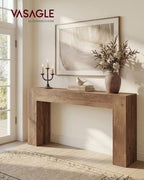 VASAGLE 63 Inches Entryway Table, Thick Tabletop Console Table - Image 2