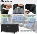 ANartcle Patio Coffee Table Cover, 600D Waterproof Heavy Duty Rectangular - Image 4
