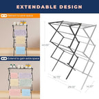 happhom Clothes Drying Rack, Foldable Drying Rack Clothing, Laundry Drying Rack - Image 2