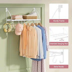 Tajsoon 24.2" Over the Door Clothes Hanger - Image 4