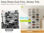 Kuject XX-Large Shoe Storage Boxes 12 Pack - Image 5