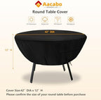 Round Patio Table Cover, Suitable - Image 2