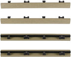 1 in. x 1 ft. Quick Deck Composite Deck Tile Straight Trim - Image 3