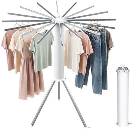 Tripod Foldable Clothes Rack, Garment Rack Portable by Unknown