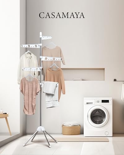 CASAMAYA Clothes Drying Rack Foldable, 70.9 inch Tripod Drying Rack - Image 2