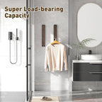 Clothes Drying Rack, Laundry Room Wall Mounted Retractable Clothes Hanger - Image 6