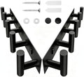 Black Coat Wall Mounted Rack by HUAAOTIAN