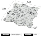 Pebble Tile for Shower Floor, 8 Sheets - Image 2