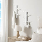 TIOPGHAD 2-Pack Small Vertical Wall Mount Coat Rack - Image 6