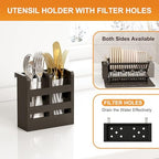 Greenual Black Bamboo Dish Drying Rack - Image 3