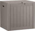 Outdoor Storage Box Waterproof, 32 Gallon Deck Box by WTFGO