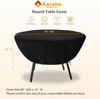 Round Patio Table Cover, Suitable - Image 2