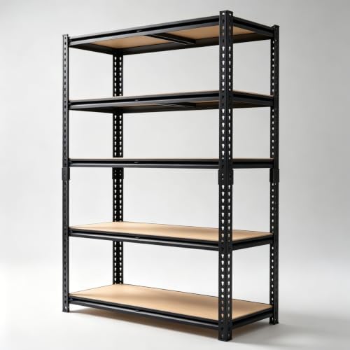 Garage Storage Shelves Heavy Duty Garage Shelving Units 60" x 28" x 12"in Metal by Unknown