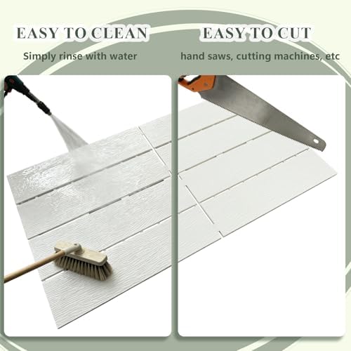 Plastic Interlocking Deck Tiles, Outdoor Patio Flooring 22 sq ft - Image 6