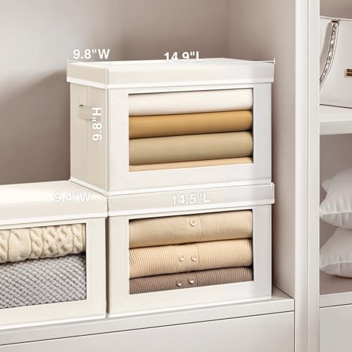 Homsorout Stackable Storage Bins - Image 4