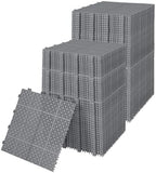 12” x 12” Modular Interlocking Cushion, 60 Pack Drainage Interlocking Floor by Unknown