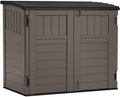 Suncast 34 Cu Ft Horizontal Storage Shed, Stoney Black by Unknown