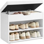 VASAGLE Storage Bench with Cushion, Shoe Bench, Hidden Storage by VASAGLEbySONGMICSHOME