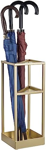 MyGift 20 Inch Brass Tone Metal Umbrella Stand - Image 4