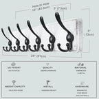 Dseap Coat Rack Wall Mounted - Image 3